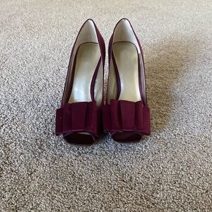 Dark pink heels size 9